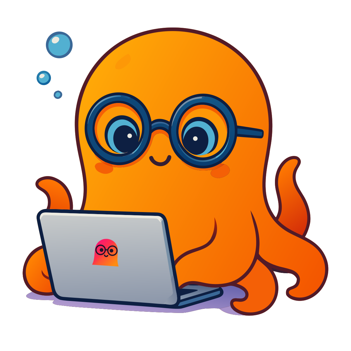 Pollora mascot: developer